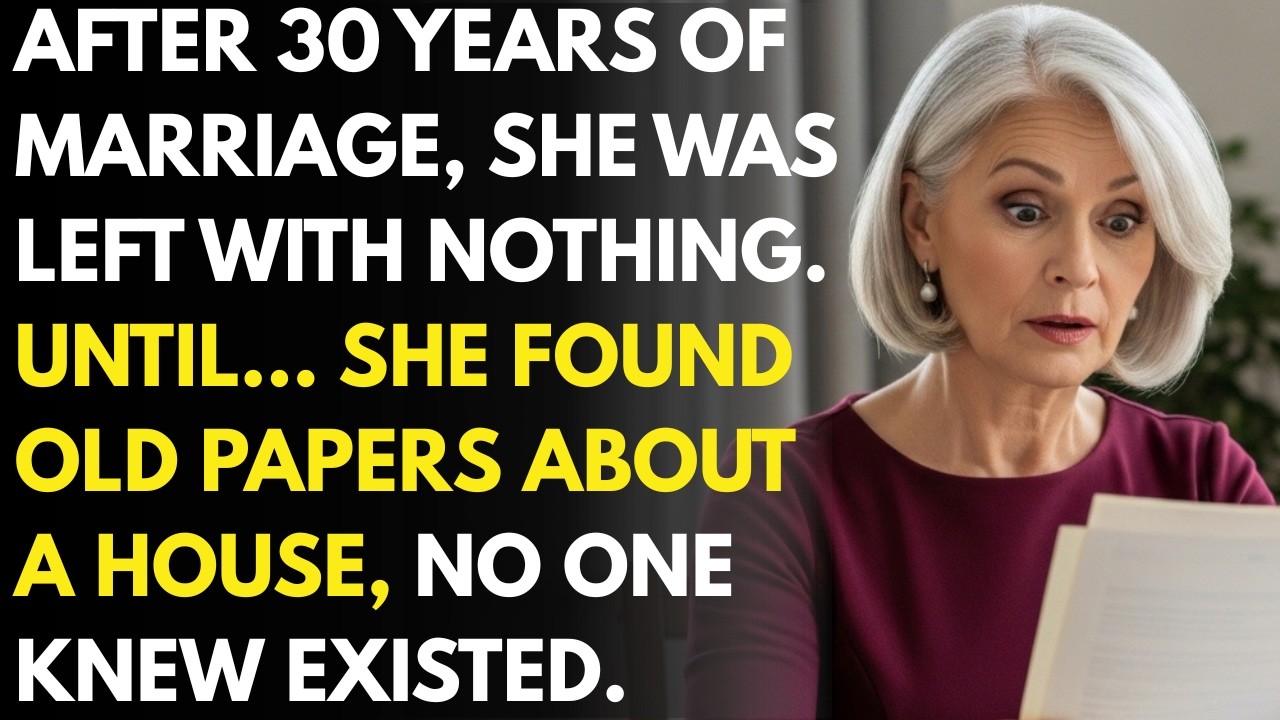 After 30 Years of Marriage, She Was Left With Nothing—Then She Discovered a House No One Knew