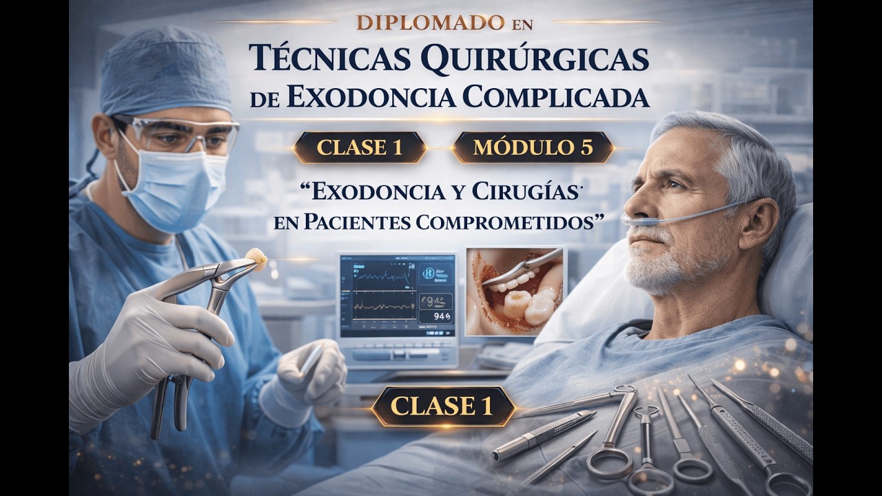 DIPLOMADO EN TÉCNICAS QUIRÚRGICAS DE EXODONCIA COMPLICADA - Modulo 5 / CLASE 1.2