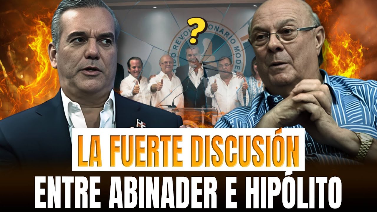 ¿TRAICIÓN EN EL PRM? 😱 ABINADER ROMPE LOS DECRETOS DE HIPÓLITO Y DESATA EL CAOS