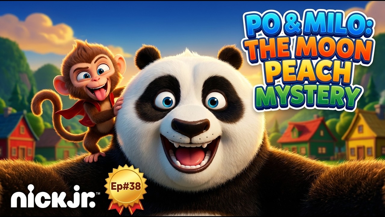 Po & Milo: THE MOON PEACH MYSTERY|Ep38| Cartoons for Kids | Disney Plus Cartoon