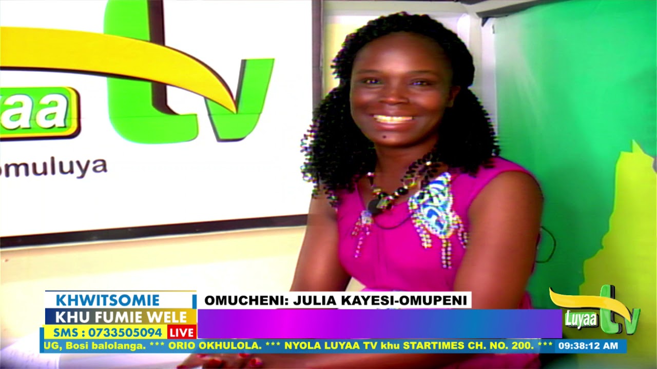 JULIA KAYESI LIVE INTERVIEW AT LUYAA TV #KHWITSOMIE SHOW PART 1