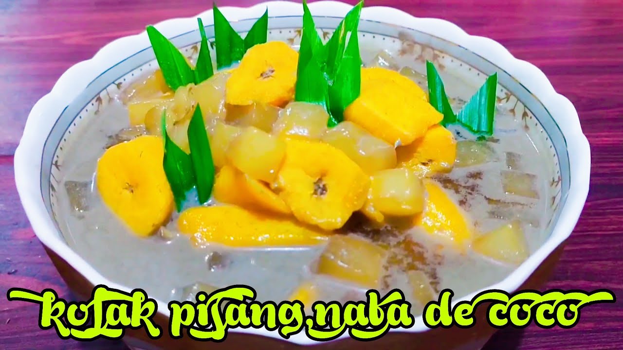 Takjil kolak pisang tanduk,nata de coco enak banget😋