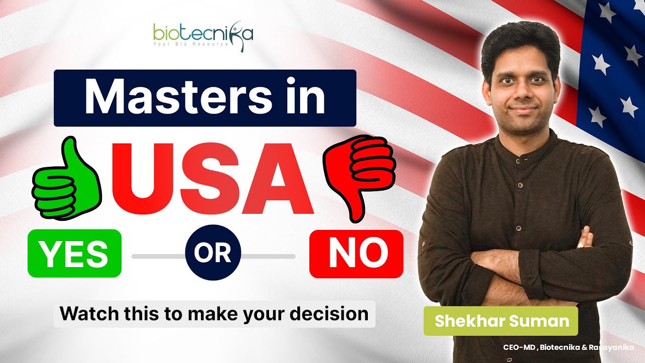 Studying Msc Biotechnology In The USA - Pros & Cons - All Questions Answered