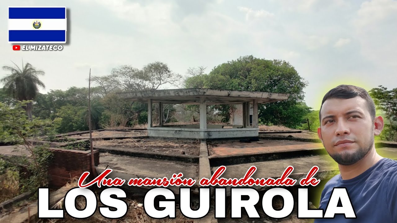 Una Mansión destruida y abandonada de la familia Guirola en El Litoral de El Salvador 🇸🇻