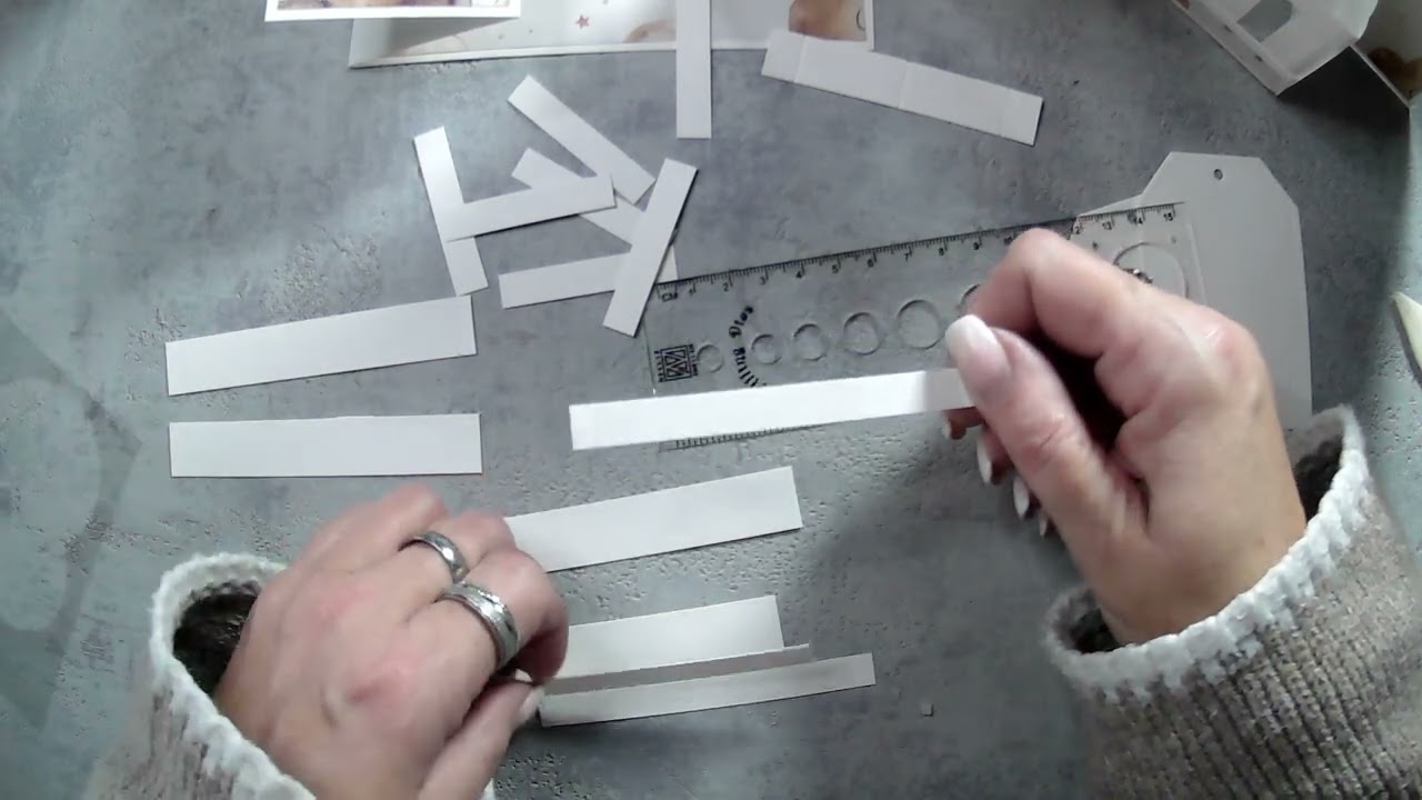 Geburtstagskarte mit Bettchen # 3 D # Papier von Temu # Babykarte