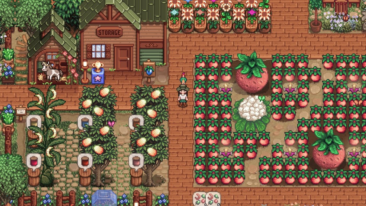 Meadowlands Farm Tour | Stardew Valley 1.6 (Pelican town & Ginger island Design)