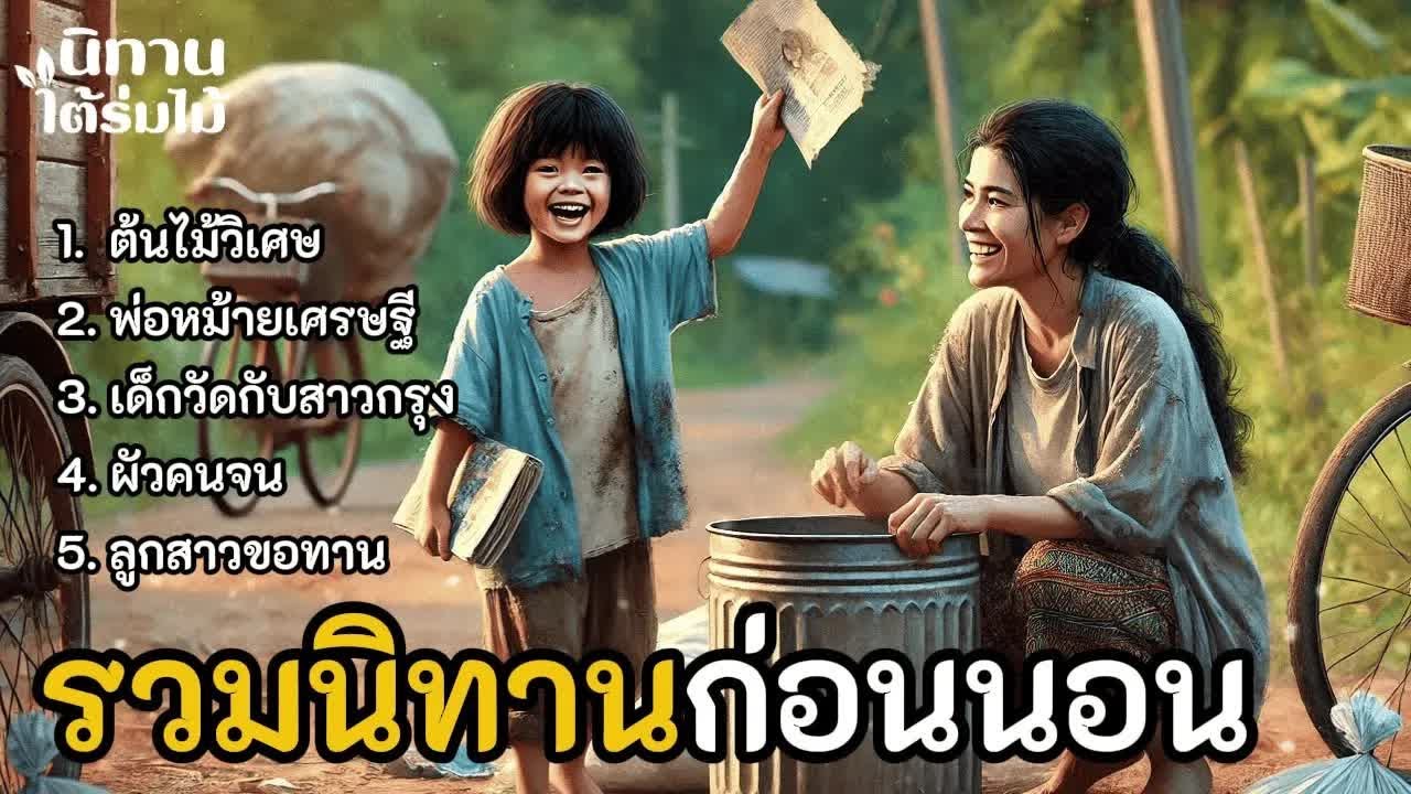รวมนิทานก่อนนอน ฟังยาวๆ ｜ EP.82 #นิทานพื้นบ้าน  #นิทานสอนใจ #นิทานชาวบ้าน #เรื่องเล่าชาวบ้าน