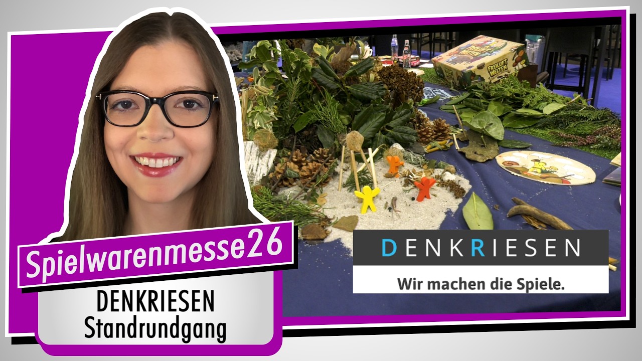 Neuheiten – DENKRIESEN – Spielwarenmesse 2026 in Nürnberg (Spiel doch mal!) Standrundgang