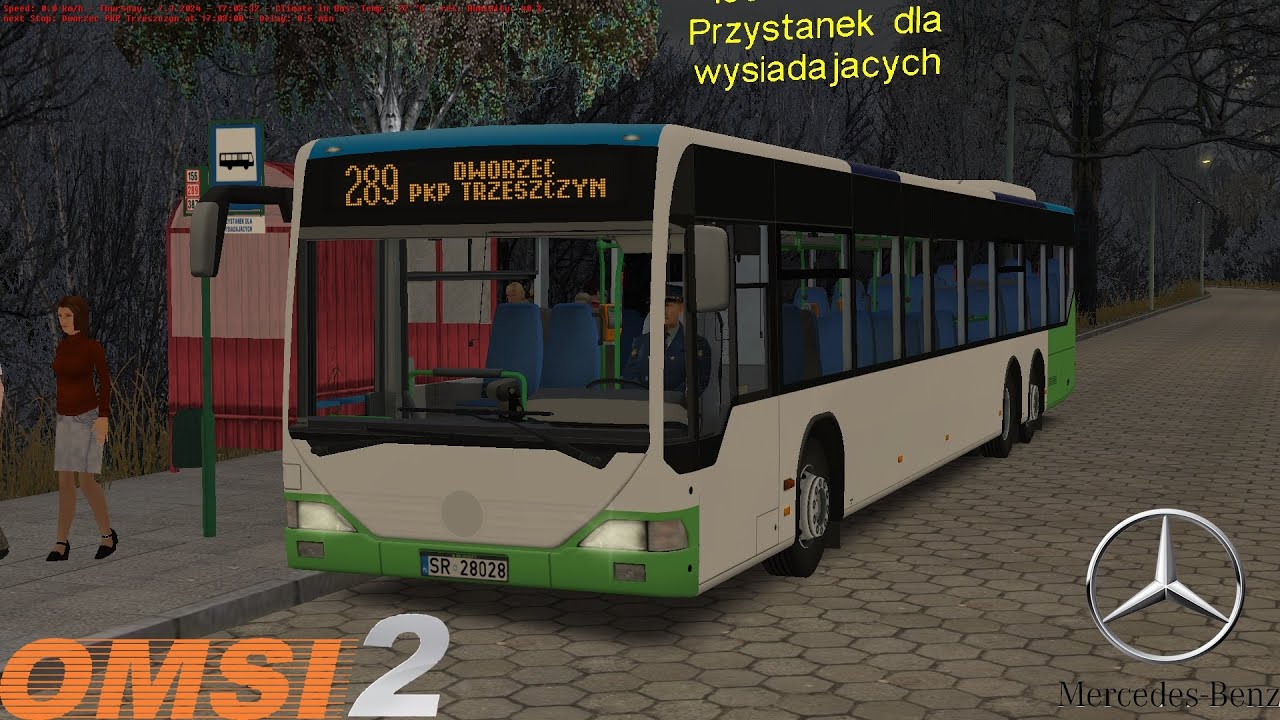 Omsi 2 - Fikczjnz Szczecin - Line 289 - Mercedes Benz Citaro LÜ
