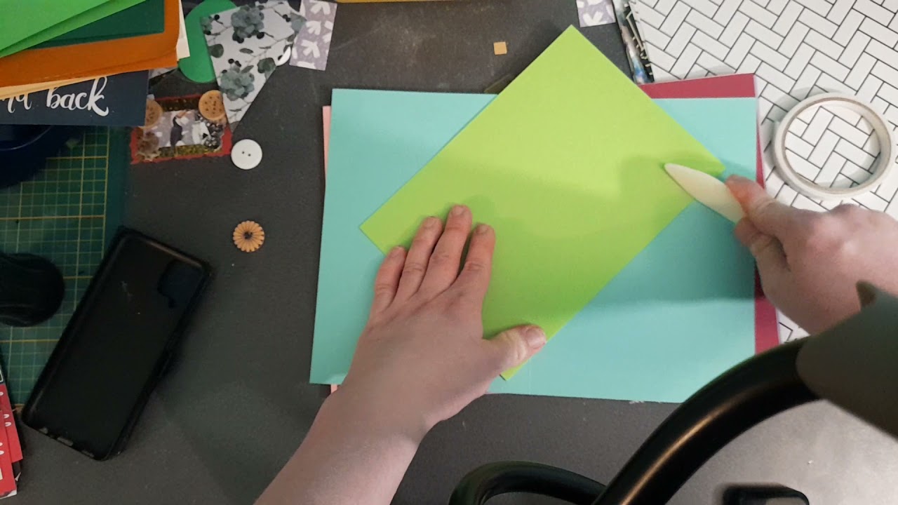 Mini Album  basteln teil 1 von5 Basis  bauen