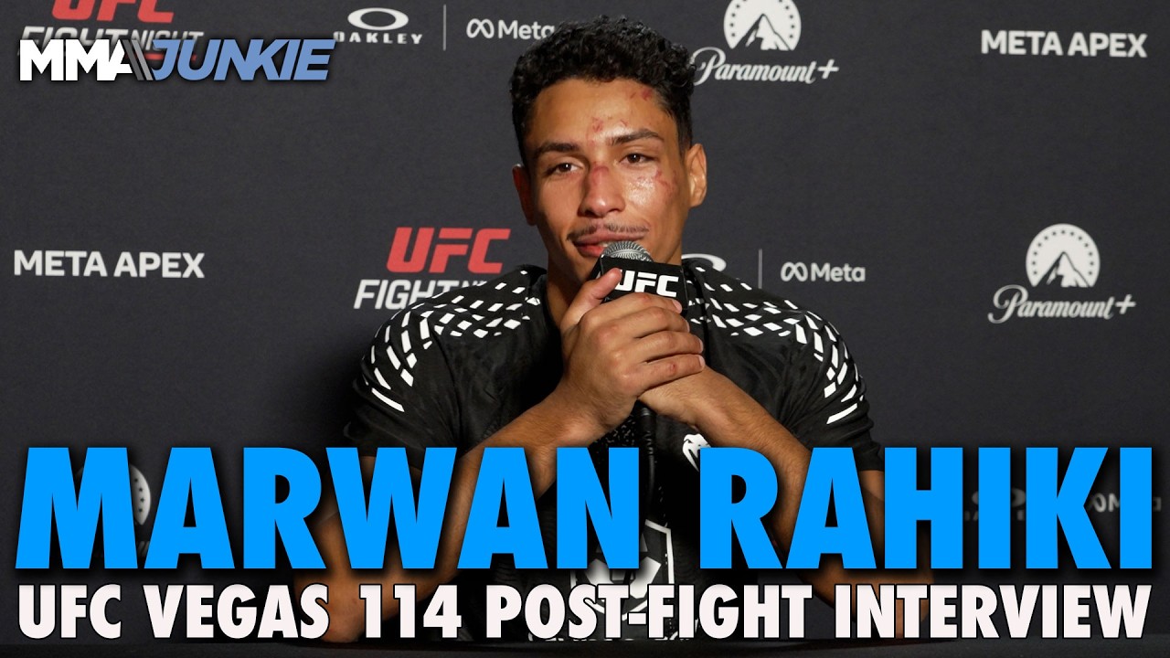 Marwan Rahiki not satisfied despite breaking opponent's jaw in win | UFC Vegas 114
