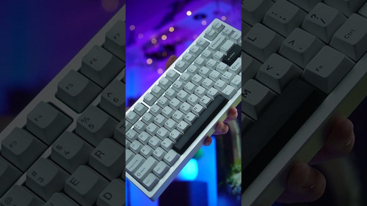 Кремовый тайпинг Epomaker Galaxy 70  #девайсы #keyboard #epomaker #rainy75 #shorts  #miller_com