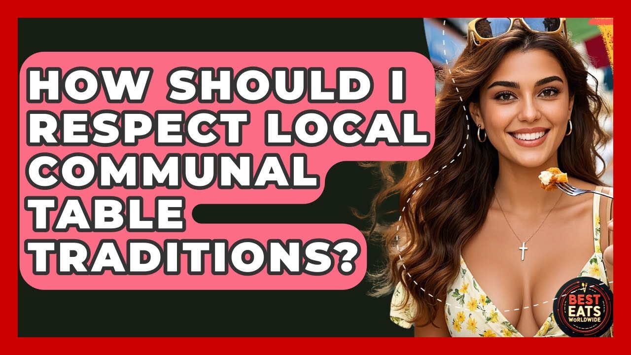 How Should I Respect Local Communal Table Traditions? - Best Eats Worldwide
