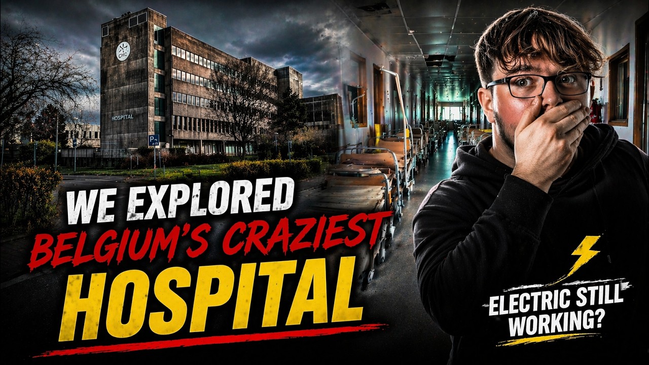 We Explored Belgium&lsquo;s craziest untouched Abandoned Hospitals - Electric still working