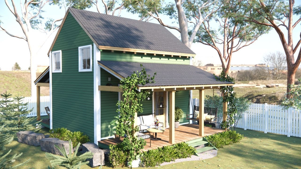 6x4m (20x13ft) | Incredible Small House With Amazing Layout