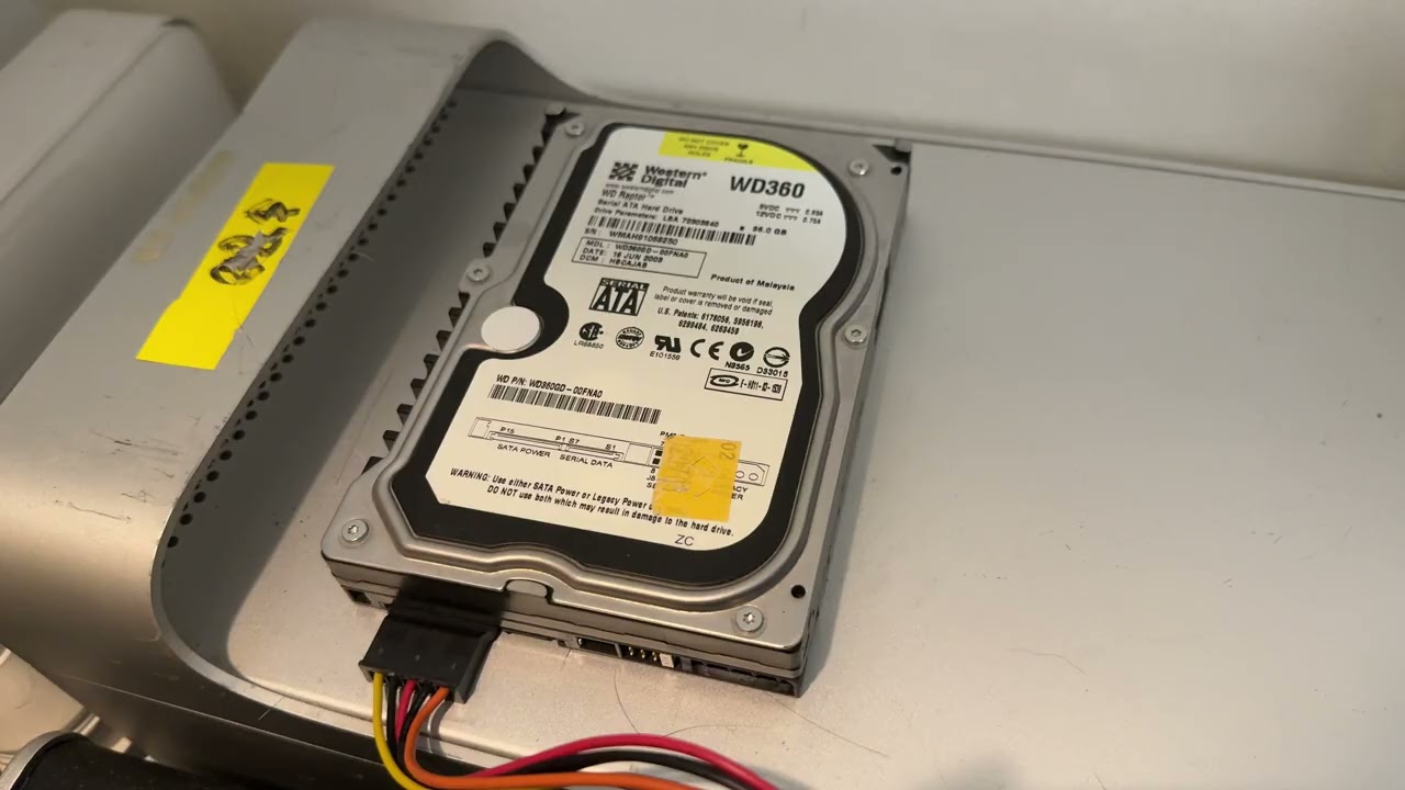 WD Raptor 36GB x2 spinup/spindown