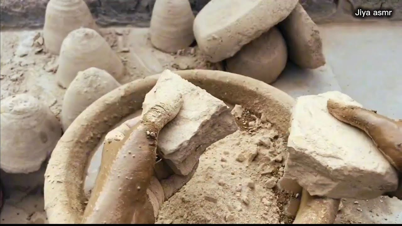 ASMR SUPER SATISFYING || Pure Mud non stop dry & water crumbling || Relaxing Dipping ASMR  || Edits