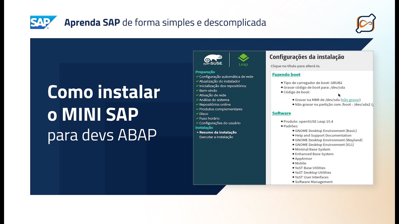 Instalando o Mini SAP para Desenvolvedores ABAP