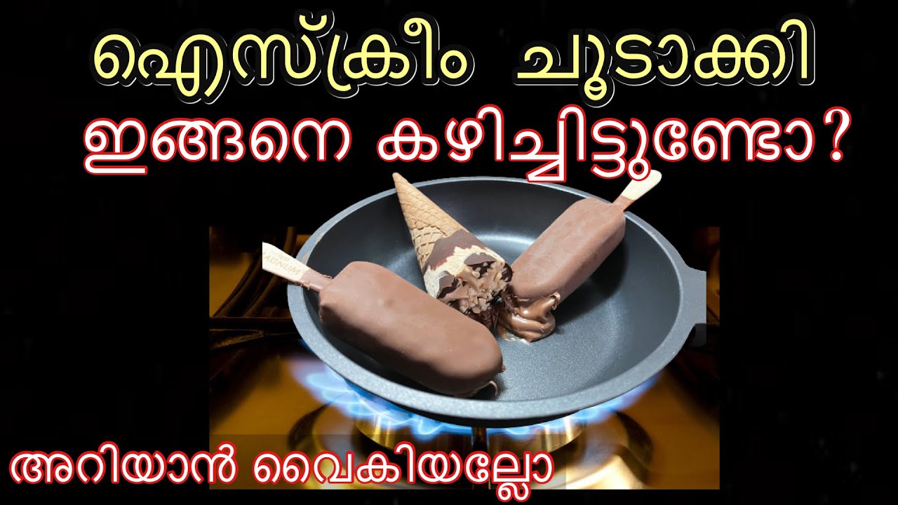 ഐസ് ക്രീം ചൂടാക്കി കലക്കൻ വിഭവം |Malayalam Comedy Vlog