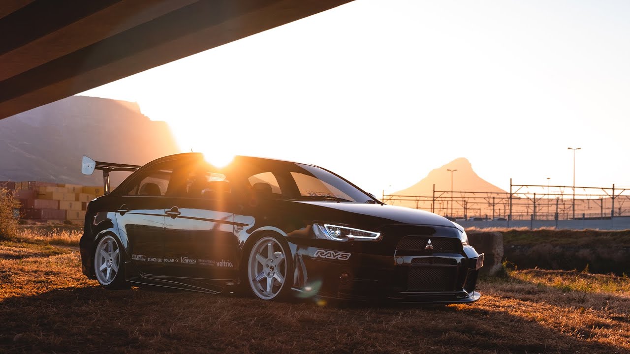 Bagged Mitsubishi Lancer X |  Varis Bodykit | @macmedia.01 | @VeltrioAutoGlass