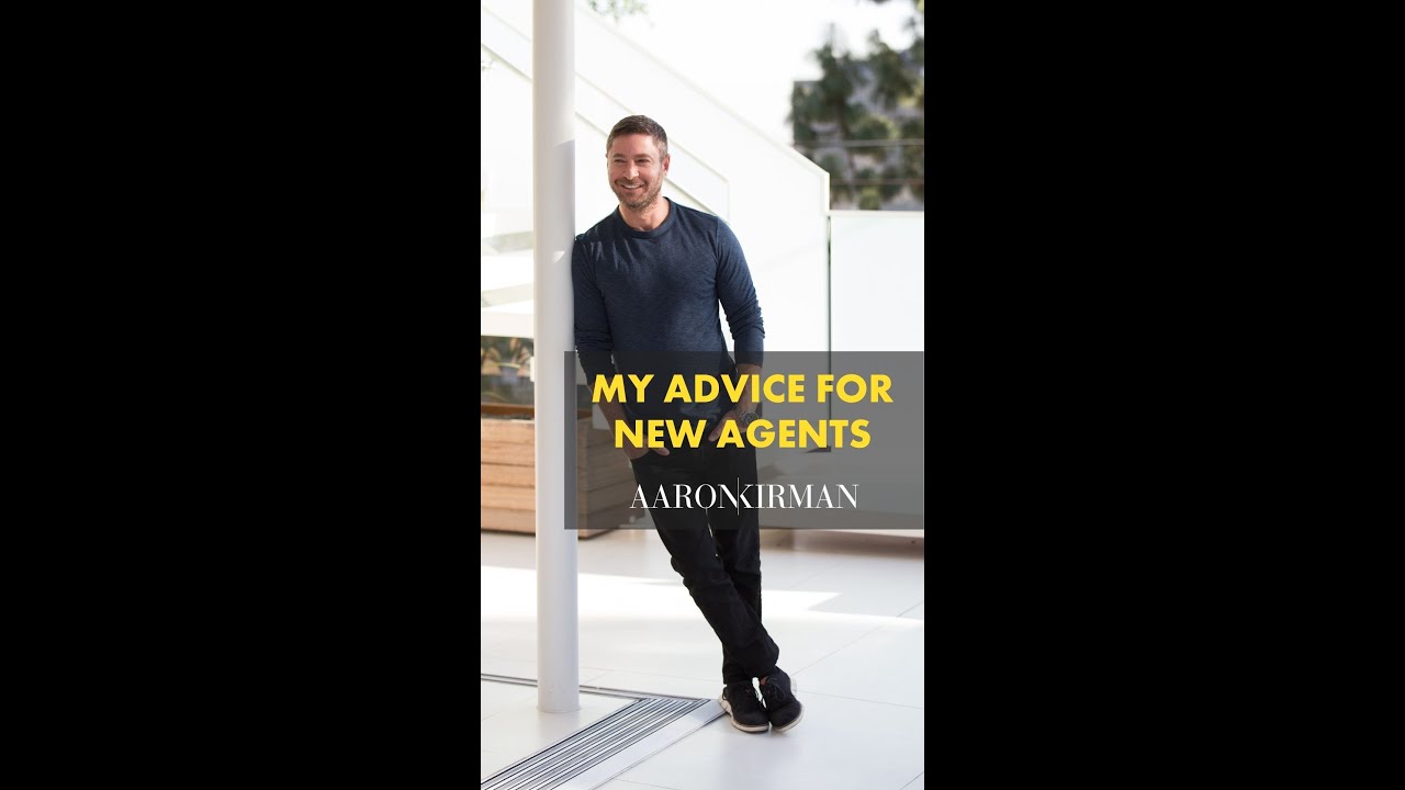 MY ADVICE TO NEW REAL ESTATE AGENTS