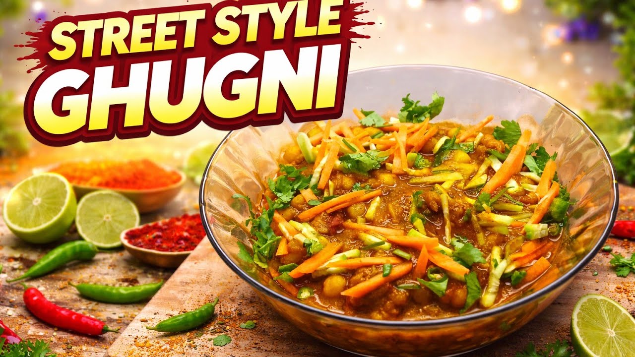 Street style ghugni recipe|Ramadan special ghugni recipe| kolkata famous ghugni 
