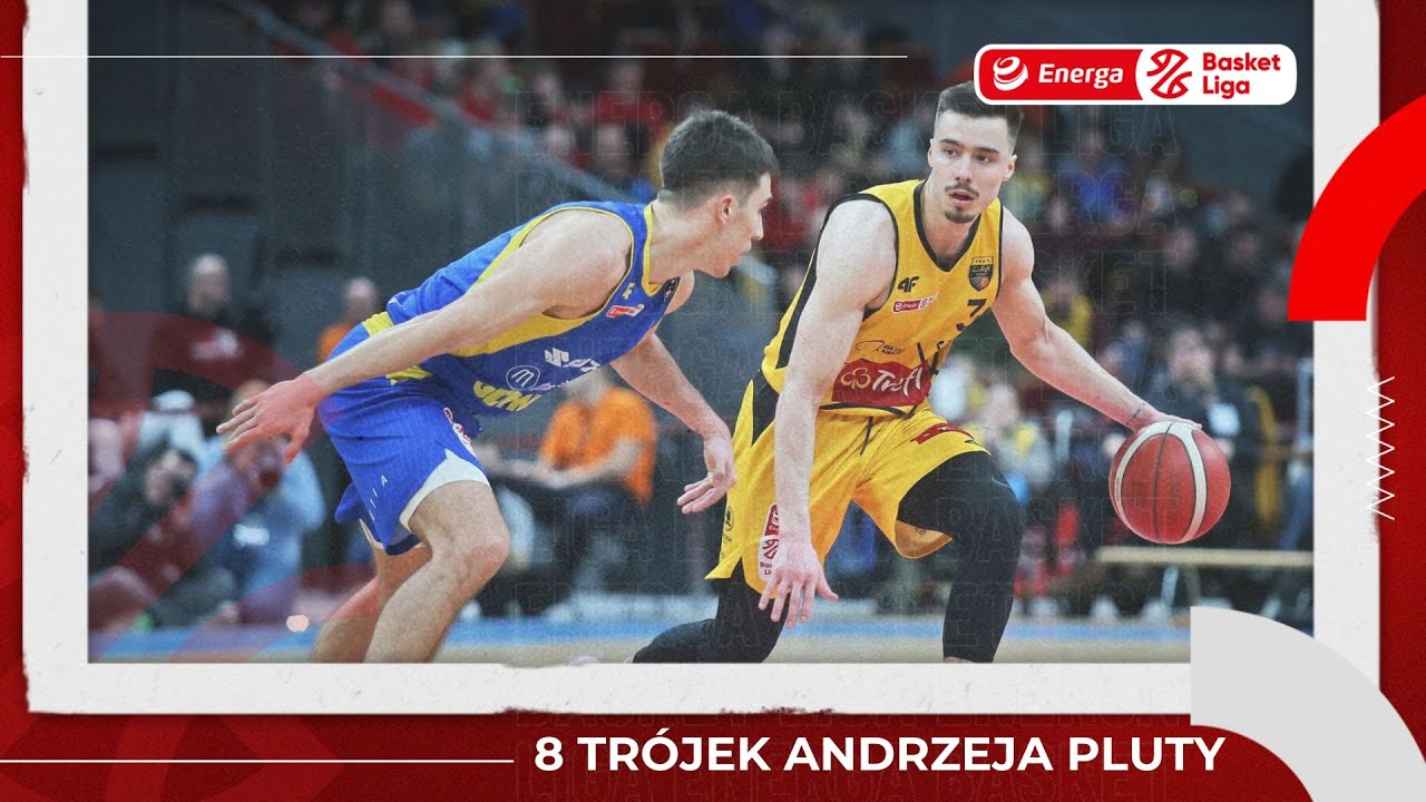 Osiem tr&oacute;jek Andrzeja Pluty! #EnergaBasketLiga #PLKPL