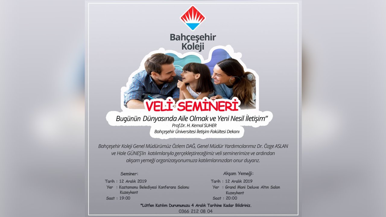 Bahçeşehir Koleji Veli Semineri