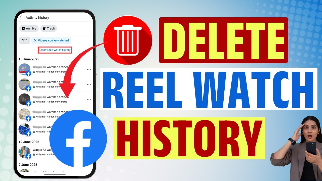How to Delete Reels Watch History on Facebook | Clear Facebook Reels History Easily #facebook