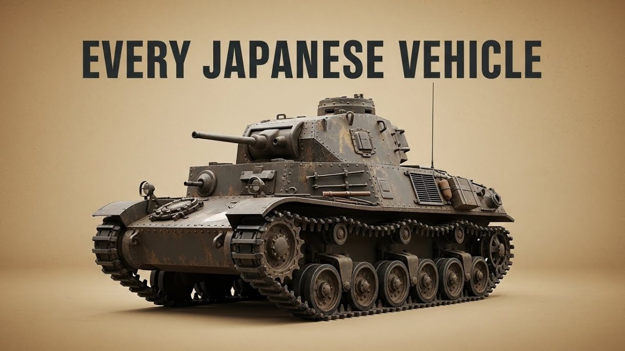 Every Japanese Military Vehicle of WWII — Explained