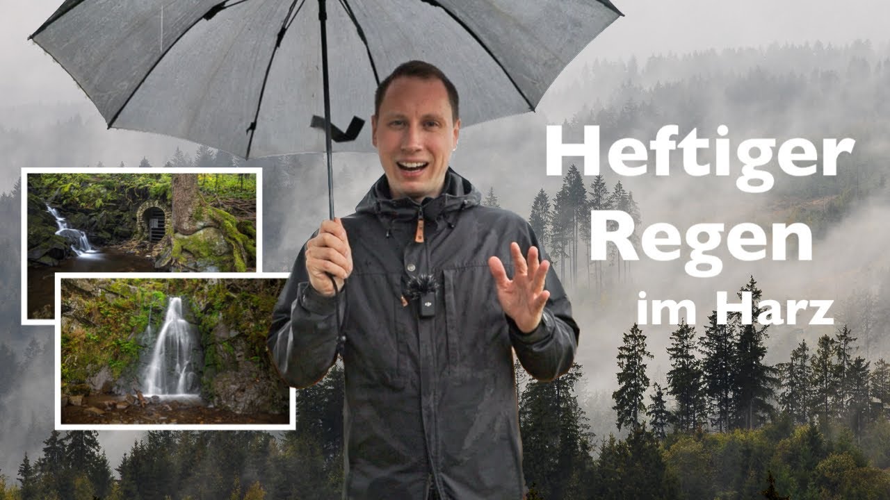 Wasser marsch! Flussfotografie im Harz, meine Ausrüstung, Naturgeräusche & Regenprasseln