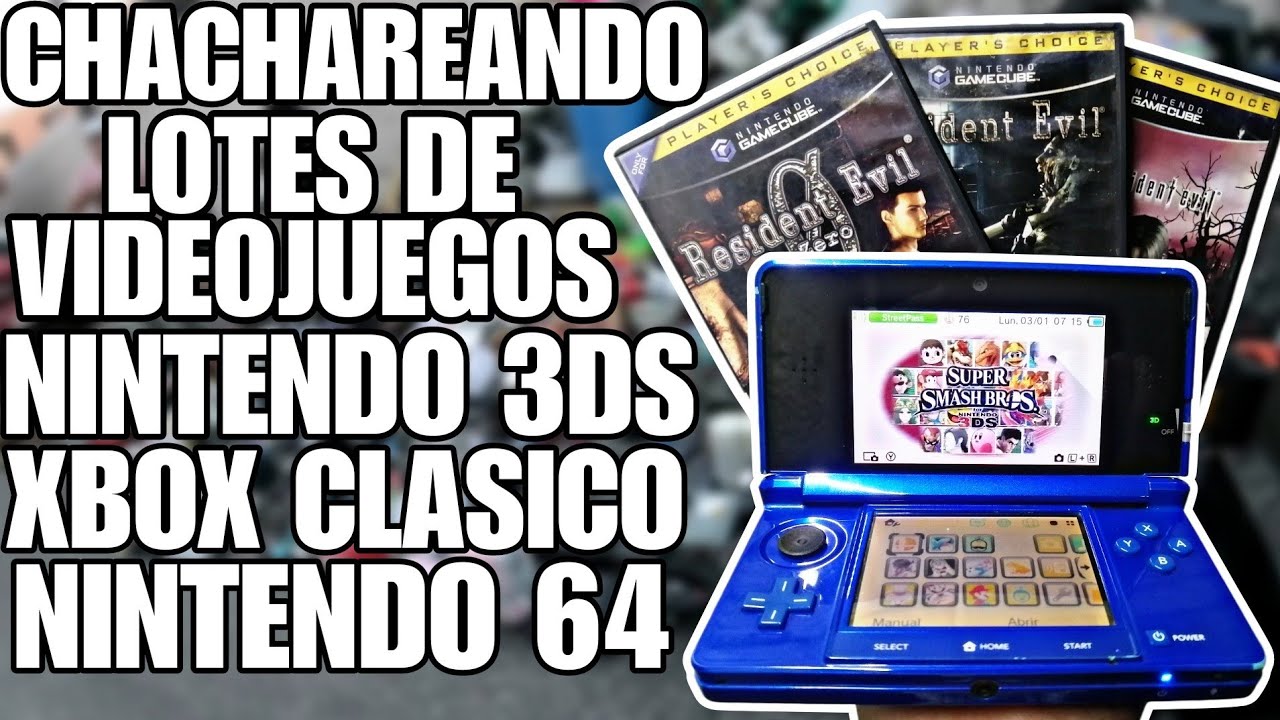 Nintendo 3DS En $50 Lote De Gamecube Por $2000 Chachareando Videojuegos Tianguis Del Campanario