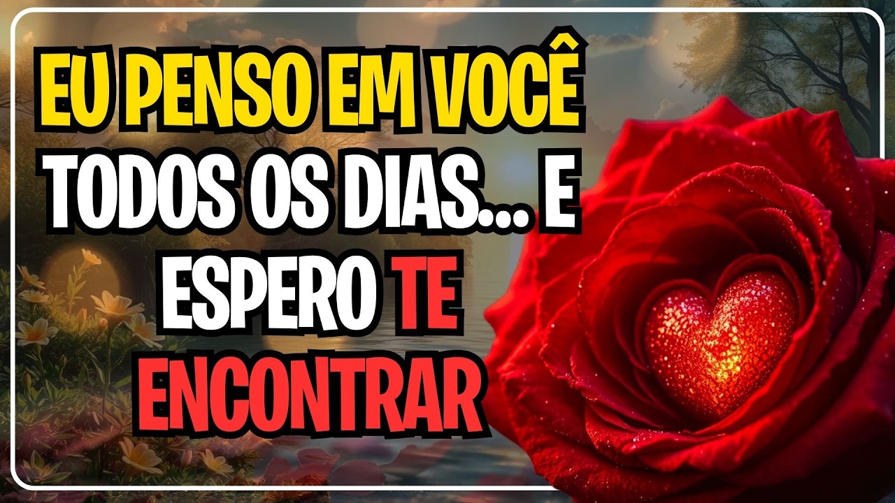 EU PENSO EM VOCÊ TODOS OS DIAS… E ESPERO TE ENCONTRAR