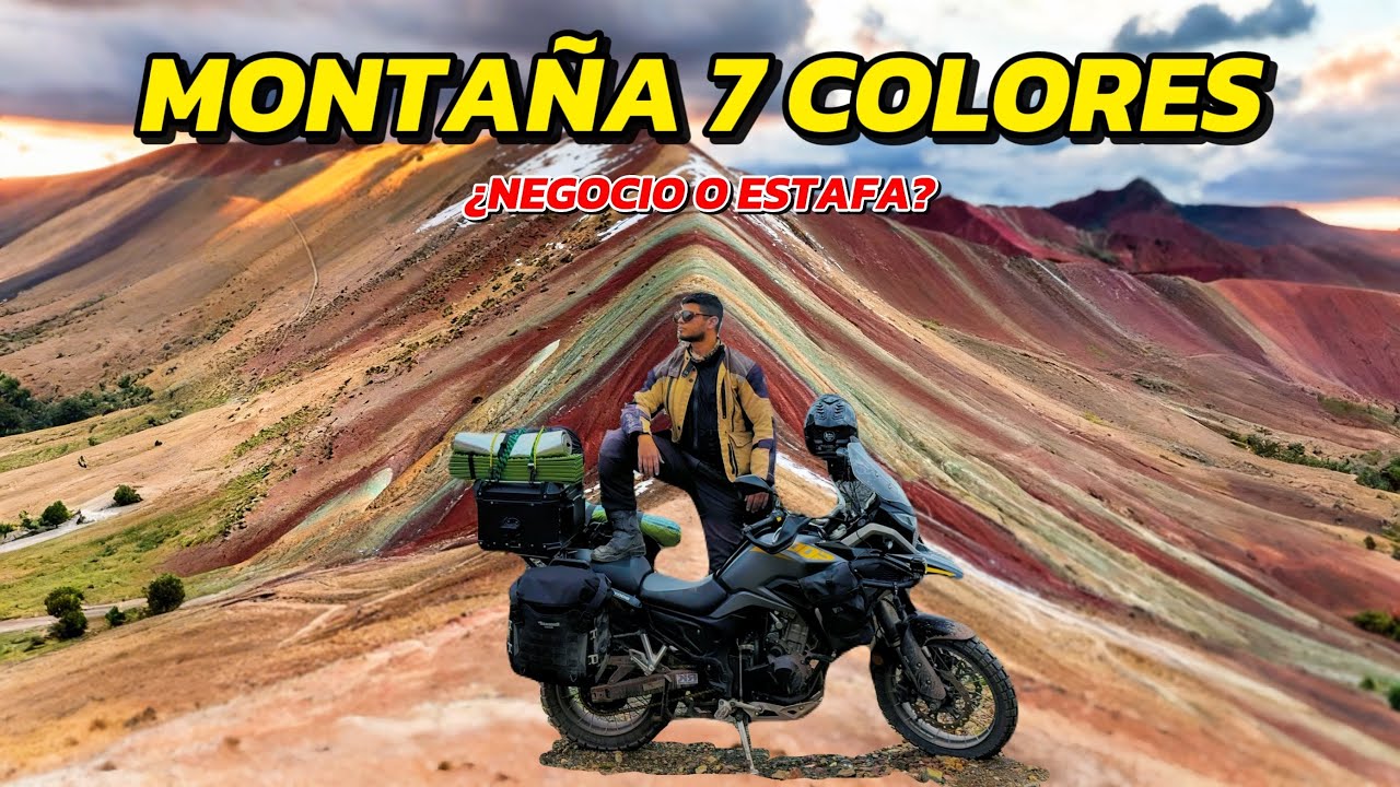 Cobros ABUSIVOS en MONTAÑA 7 COLORES  y CAMPING en escuela TENEBROSA | LIMA - CUSCO EN MOTO EP.4