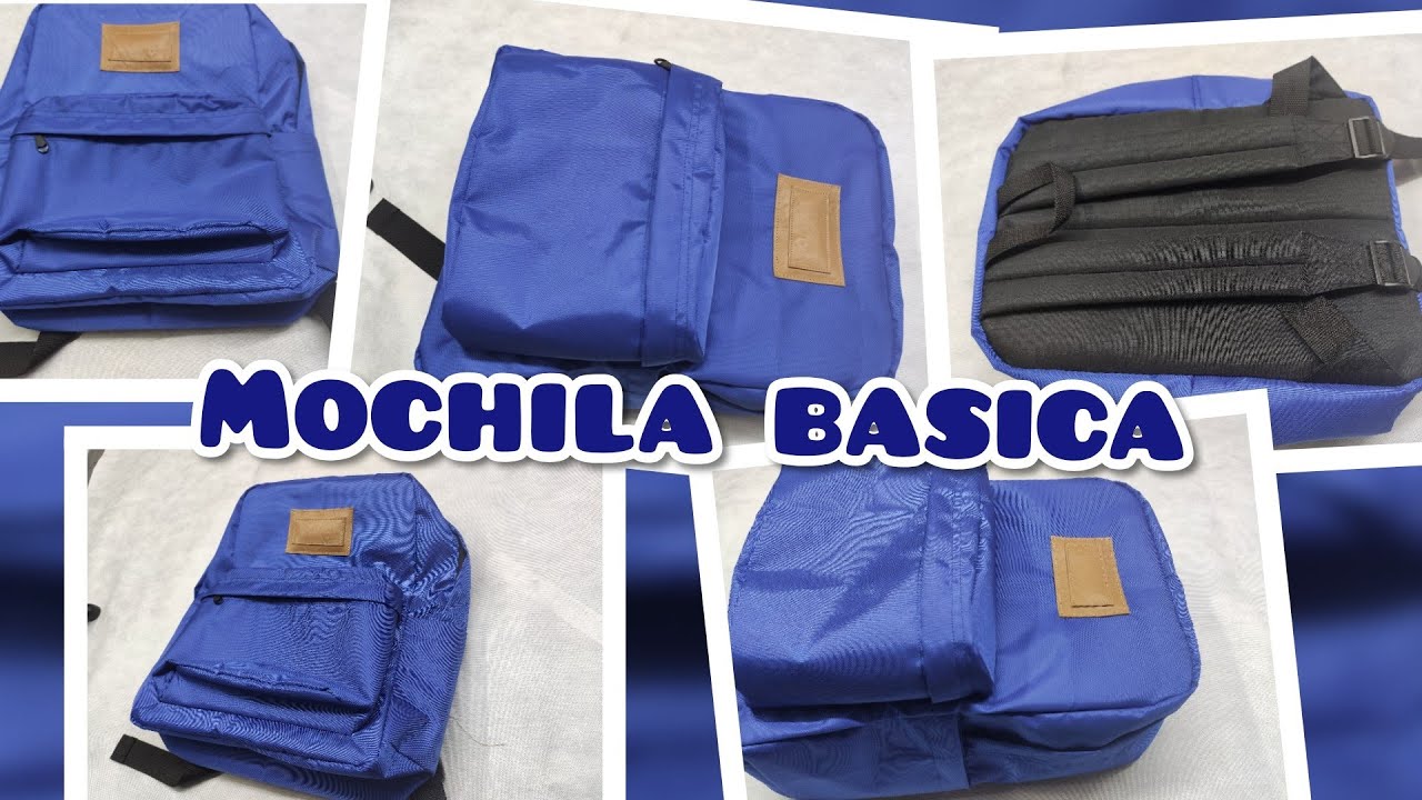 DIY MOCHILA BASICA MODELO JANSPORT basic backpack