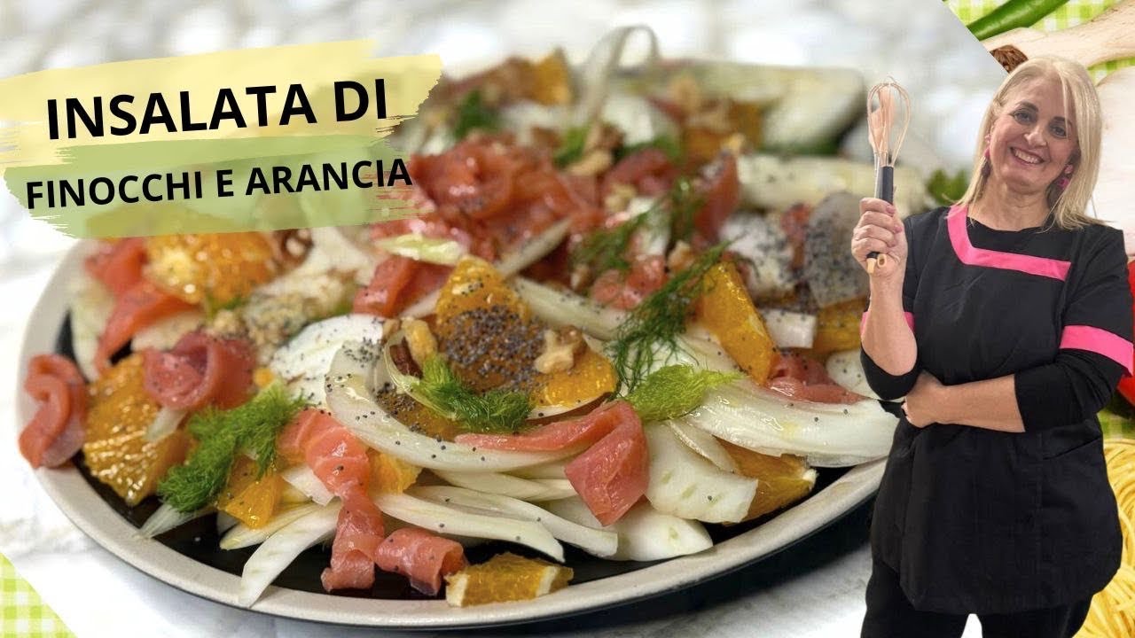 Insalata di finocchi PROTEICA 🥗 con arancia e salmone -pronta in 5 minuti-RUBRICA DEL MERCOLEDÌ 
