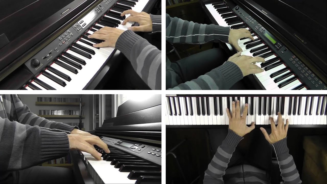 The Eagles - Hotel California - Guitar Solo Piano Cover and Sheet Music