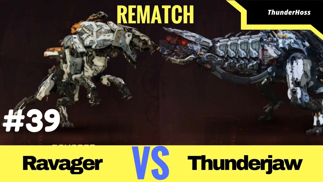 Horizon Zero Dawn - Ravager VS Thunderjaw - REMATCH (Horizon Fight Club #39)