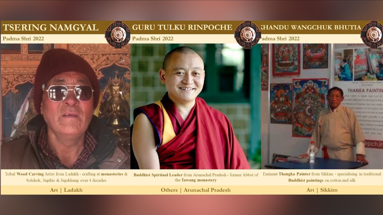 པདྨ་ཤྲིའི་གཟེངས་རྟགས་བཞེས་མཁན་ཧི་མཱ་ལ་ཡའི་གནད་ཡོད་མི་སྣ་གསུམ་དང་གླེང་མོལ།