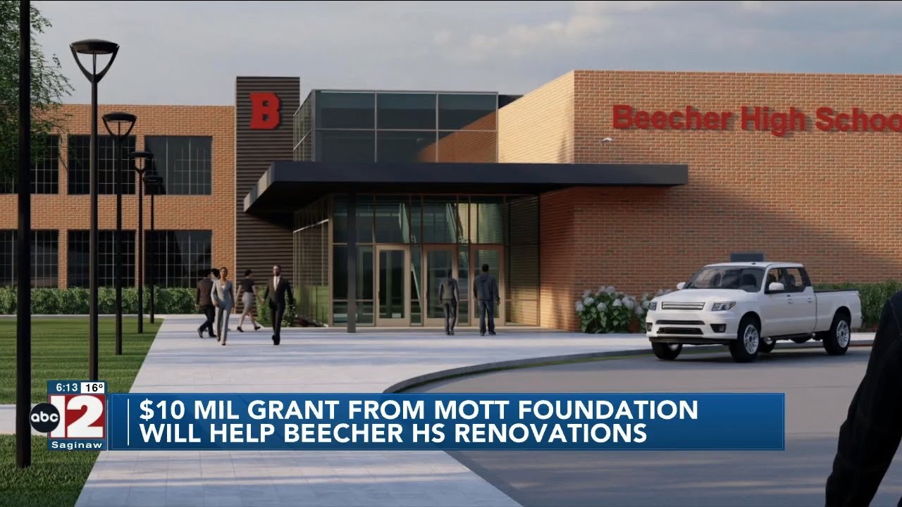 Funding from Charles Stewart Mott Foundation will help Beecher HS renovations