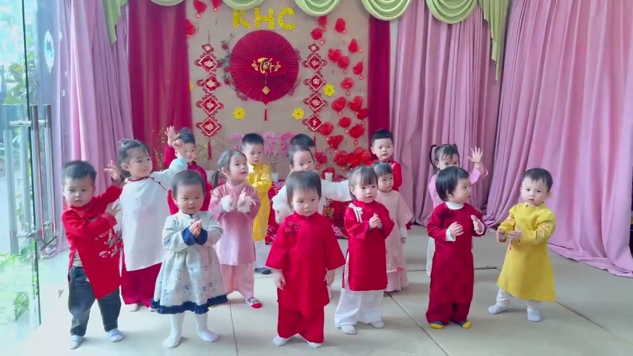 lớp D mầm non KHC - Múa tết 2026