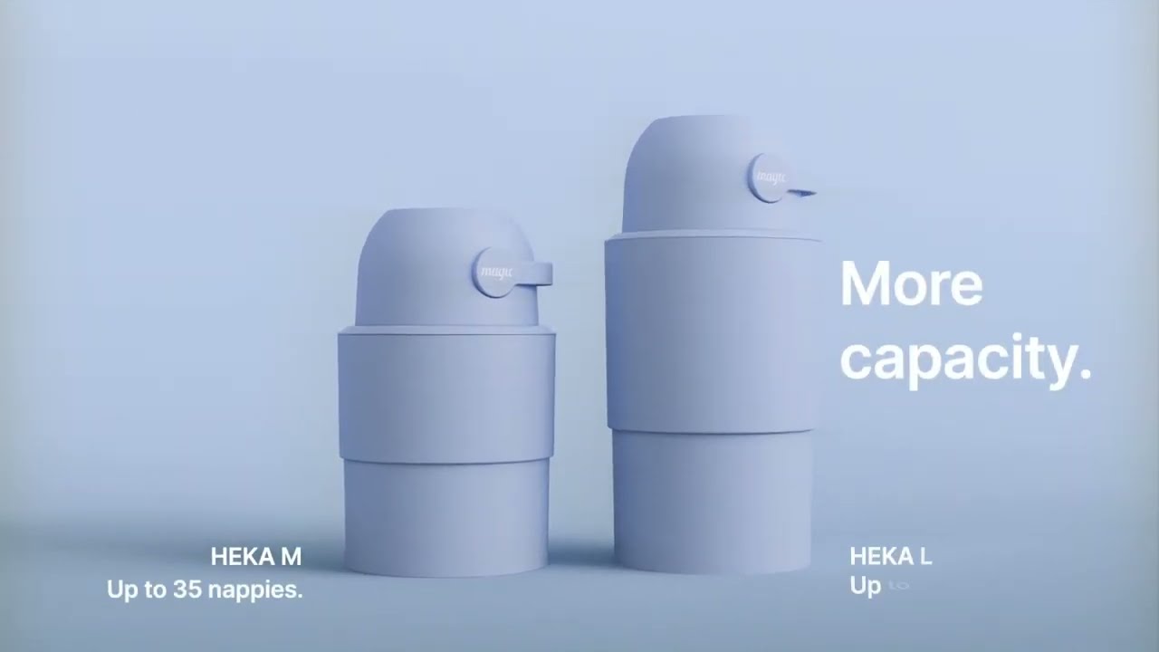 Introducing the HEKA & THOTH Telescopic Diaper Pails | Magic's Latest products