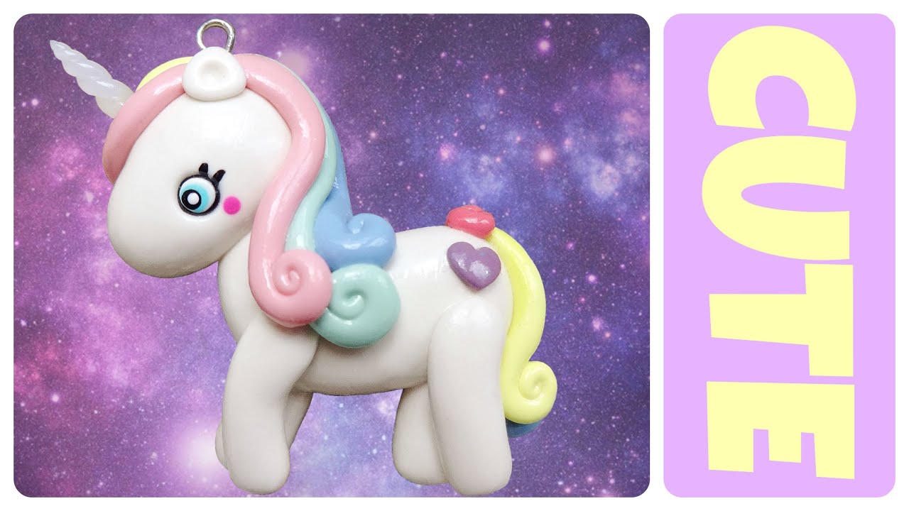 DIY Unicorn! Kawaii Polymer Clay Charms