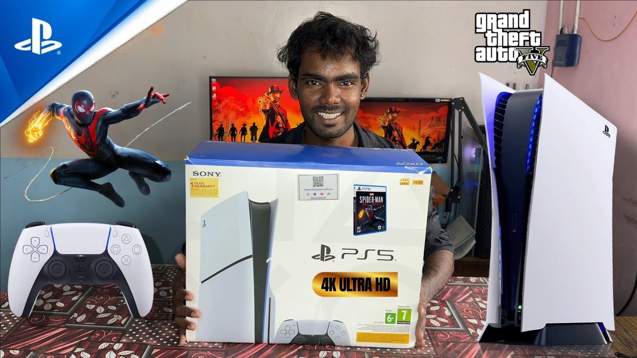 Playstation-5 வாங்கியாச்சு I We bought Ps5 I ps5 unboxing tamil #gta5 #ps5slim #ps5disc #tamilvideos