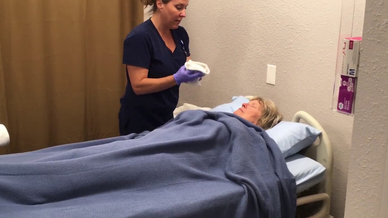 Colorado CNA | Skill 11 | Gives Modified Bed Bath