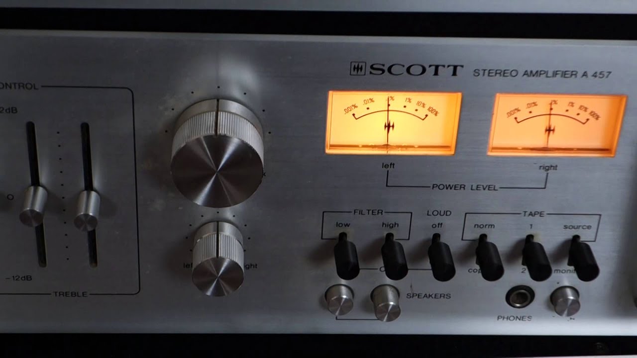 HH Scott stereo amplifier A-457--02