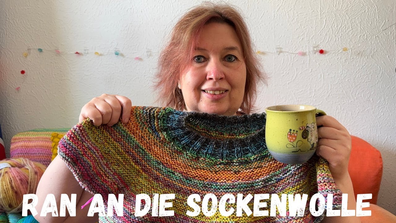 Ran an die Sockenwolle