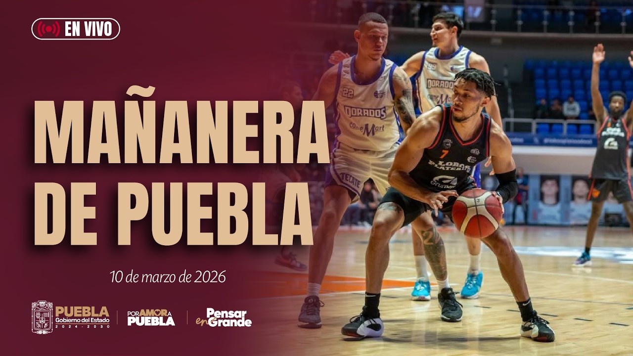 Mañanera de Puebla, 10 de marzo del 2026.