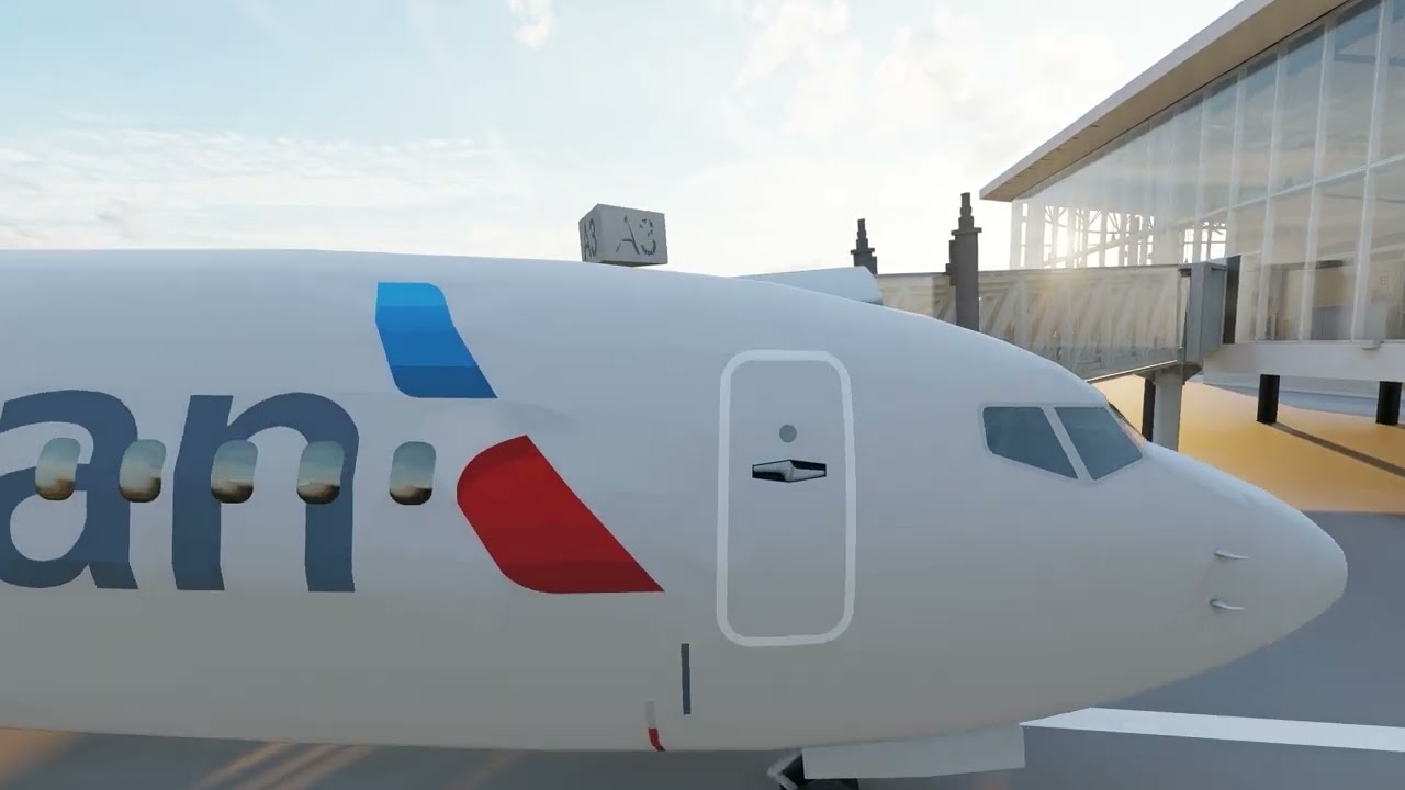 Key West International Airport - Exterior and Interior Visualization