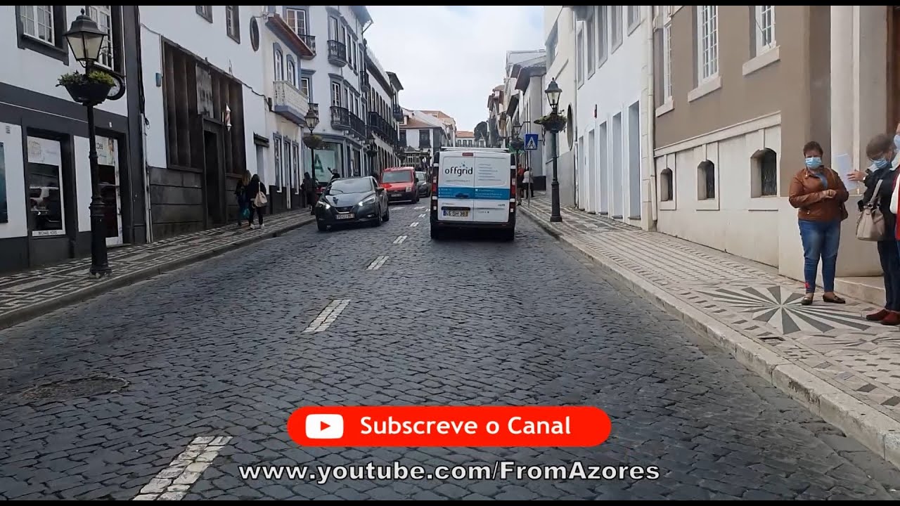 Venha comigo passear de carro pela ilha Terceira